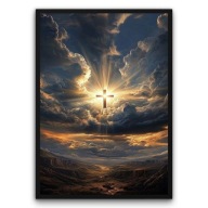 Plakat z ramą 40x50cm Nadzieja w chmurach – spokój | Pomysł na Prezent
