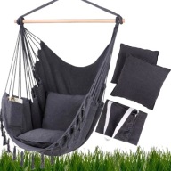 HAMAK FOTEL BUJANY BRAZYLIJSKA HUŚTAWKA DO 120KG + 2XPODUSZKA I TORBA