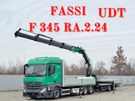 MERCEDES ACTROS 2645 * FASSI F345.2.24 + PILOT + PRZYCZEPA * STAN BDB