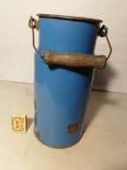 Stara emaliowana kanka bańka na mleko 3L z czasów PRL-u