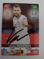 Karta panini autograf Polska Tomasz Kędziora Euro 2020