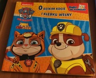 Książeczka Opowiadania Psi Patrol Bajki do Poduszki o dzikim kocie i kłębku