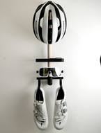 Wieszak na akcesoria rowerowe – kask, okulary, buty kolarskie, półka - 3DSN