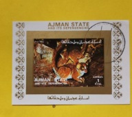 Ajman State. Kafowany bloczek. 02918i
