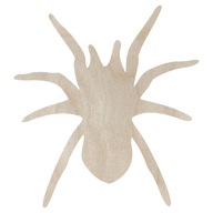 10x Drewniany dekor PAJĄK HALLOWEEN decoupage ozdoba ze sklejki scrapk