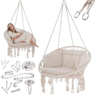FOTEL OGRODOWY WISZĄCY KOKON HUŚTAWKA KOSZ BUJANY BOCIANIE GNIAZDO HAMAK