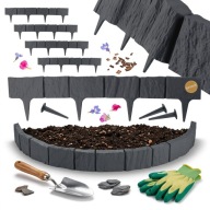 Obrzeże ogrodowe Palisada tworzywo sztuczne 390 cm