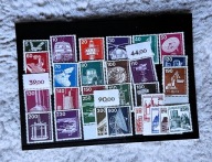 ZNACZKI NIEMIECKIE DEUTSCHE BUNDESPOST BERLIN ZESTAW KOLEKCJONERSKI 28 szt.