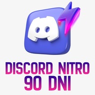 DISCORD NITRO 90 DNI 3 MIESIĄCE NA NOWE KONTO! + 2 NITRO BOOST
