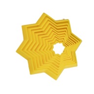 Rozgwiazda Ruchoma Flexi Żółta Druk 3D Antystres Figurka Prezent