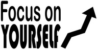 Naklejka naścienna na lustro Focus on YOURSELF