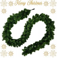 GIRLANDA 6m choinkowa GIRLANDY świąteczne łańcuch GĘSTA JAK ŻYWA