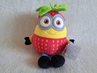 Minionek BOB jako TRUSKAWKA maskotka Minionki 24cm M1