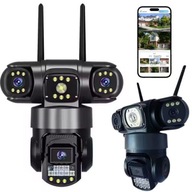 Potrójna Kamera IP zewnętrzna 15MP obrotowa Wifi 4K HD