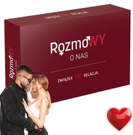 GRA DLA PAR ROZMOWY O NAS ZWIĄZEK I RELACJA 110 KAR WALENTYNKI PREZENT PARY