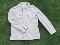 Próchni solidna kurtka męska odpinany kaptur beż , r. XL/56 , BDB