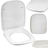 DESKA DO WC SEDESOWA WOLNOOPADAJACA KOLO DO KOŁO STYLE BIAŁY DUROPLAST