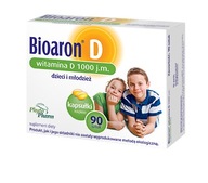 BIOARON witamina D 1000 j.m. dla dzieci i młodzieży 90 kapsułek