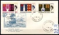 Pitcairn Island 9 , nr 64/ 6 , FDC , komplet