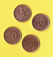 KOREA 10 WON 2008 r.