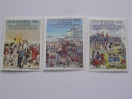 San Marino - 200 rocznica Wielkiej Rewolucji Francuskiej - Mi. 1421-23 **