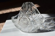 KRYSZTAŁ MISA KRYSZTAŁOWA PATERA SZKŁO VINTAGE GLAMOUR KOSZYK