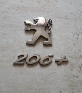 EMBELAT LOGO ZNACZEK KLAPY TYŁ Peugeot 206+ 09-12r