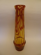 Huta Szkła Laura Tarnów wazon, PRL, vintage, retro