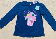 Bluzka z długim rękawem lody dziewczynka 92 cm 18-24 miesięcy