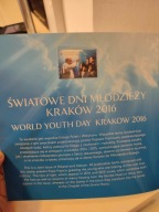 Folder pamiątkowy z 6 znaczkami pocztowymi (ŚDM 2016 w Krakowie)