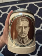 Stary kufel patriotyczny Niemcy Mettlach oryginał