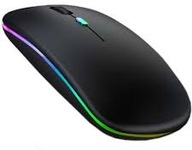 Bezprzewodowa mysz Bluetooth ergonomiczna do gier podświetlany diodami LED