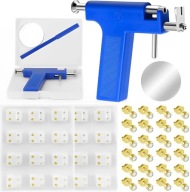 PROFESJONALNY ZESTAW DO PRZEKŁUWANIA USZU NOSA WARG - 36 SZTYFTÓW STALOWYCH