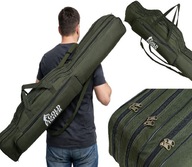 POKROWIEC NA WĘDKI 140 CM 3 KOMOROWY TORBA WĘDKARSKA PREZENT + GRATIS