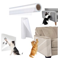 FOLIA OCHRONA NA MEBLE FOTEL KANAPĘ DUŻA NAKLEJKA DRAPAK DLA KOTA 100x45 CM