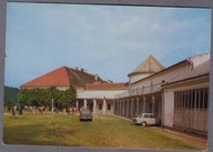 Lesko Zamek 1974r. Ośrodek Kopalni Makoszowy Fiat 125p Trabant f439