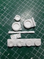 Żywica Su-27 koła 1/48