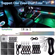 AMBIENT LIGHT LED RGB OŚWIETLENIE WNĘTRZA AUTA 18w1