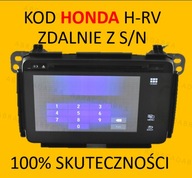 KOD DO RADIA HONDA HR-V I ZDALNE ROZKODOWANIE I 100% SKUTECZNOŚCI