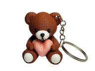 Brelok Miś z Sercem Walentynki