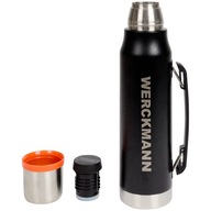 TERMOS METALOWY PRÓŻNIOWY 1L WERCKMANN BPA FREE, 12 H