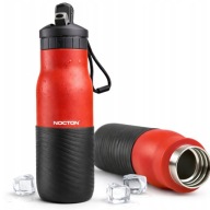 KUBEK TERMICZNY TERMOS TURYSTYCZNY NA HERBATĘ KAWĘ ZE SŁOMKĄ USTNIK NOCTON