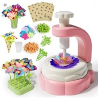 ZESTAW DO ROBIENIA KWIATÓW MASZYNKA FLORYSTKA BUKIET KWIACIARNIA DIY PŁATKI