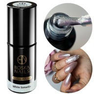 Boska Nails Lakier Hybrydowy do paznokci 360 White Samanta 6ml