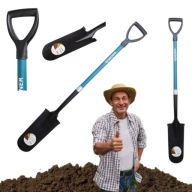 SZPADEL DRENARSKI OGRODNICZY DO SADZENIA SADOWNICZY DRENAŻ ŁOPATA WĄSKI