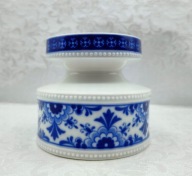 WAZON kobaltowy VEB Zierporzellanwerke 1976 r.