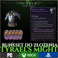 Diablo 4 IV Runy Do Złozenia|Tyrrael's Might | Mythic Mistyczny SPARK