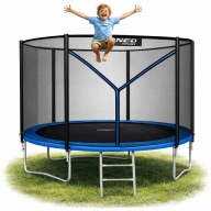 TRAMPOLINA OGRODOWA DUŻA DLA DZIECI DOROSŁYCH 312 CM 10FT 150KG BEZPIECZNA