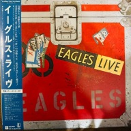 Eagles Eagles Live NM/NM Japan Obi 2LP 1980 Asylum Records P558990Y