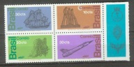 BRAZYLIA -Dzień Sił Zbrojnych -żaglowiec -samolot 1972** Mi 1356-9 [+] (635